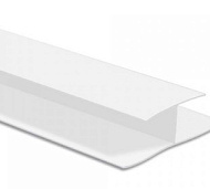 Профиль соединительный для ПВХ панелей, 3000*5мм, белый