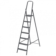 97947 Стремянка СИБРТЕХ 7 ступеней, компактная, стальная