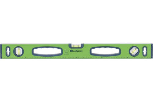 34119 Уровень Сибртех УСМ-0,5-1500, алюминиевый, фрезерованный, 3 глазка, магнитный,1500 мм