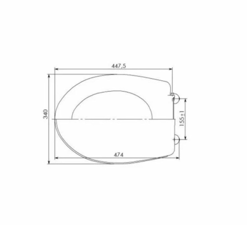 СУ 73.03.00 Сиденье для унитаза Уклад, белое