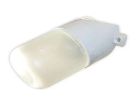 Светильник НББ 19-60-203 "Линда" d110 1х60Вт E27 IP65 t=80град. корпус наклонный сер. Элетех