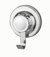 L3705 Крючок LEDEME, хром, одинарный, на присоске