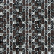 Мозаика Elada Mosaic черно-вишневый микс  327*327 мм