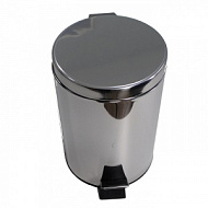 Ведро для мусора Санакс 7л, хром 107