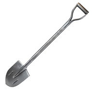 Лопата штыковая ЛКО рельсовая сталь с ребрами жесткости,V ручка