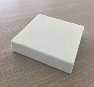 Столешница Hiekka белая, кварцевая, без кронштейна, 450*20*600мм