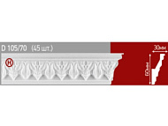 Плинтус Decor Ek потолочный инжекционный D105/70 2 м