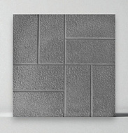 Плитка тротуарная 8 кирпичей 300*300*30мм серая