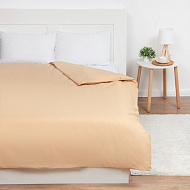 9046066 Пододеяльник Этель 175х215, цвет бежевый, 100% хлопок, бязь 125г/м2