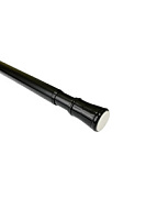 S-010683H Карниз для ванной Savol 106-183см, черный
