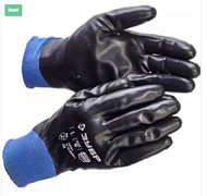 11279-XL Перчатки ЗУБР с полным нитриловым обливом, маслобензостойкие, 15 класс