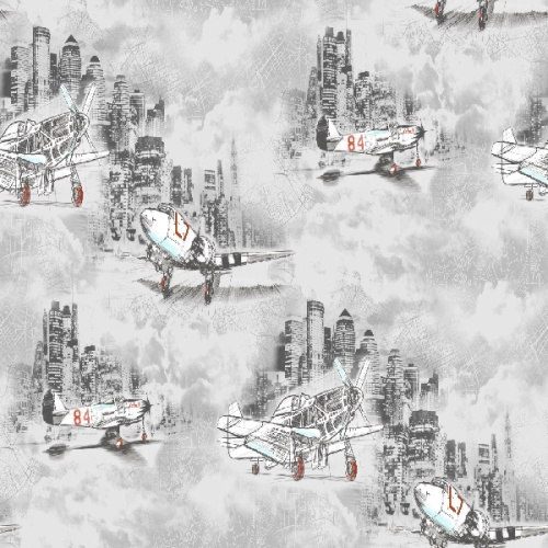Обои Индустрия винил. горячего тиснения/7SKY/КВ-Ф/, 1,06*10м, 168261-05