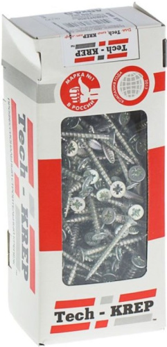 Саморезы универсальные Tech-Krep 13х2,5мм 500шт оцинкованные/коробка