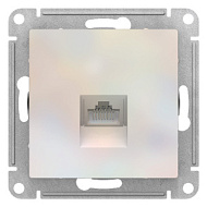 Механизм розетки компьютерной ATLAS DESIGN RJ45 жемчуг SchE ATN000483 ,1240297