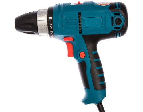 Дрель-шуруповерт сетевой STURM ID-2145P (450Вт, 0-400/0-1500об.мин, БЗП-10 мм, 35Нм)