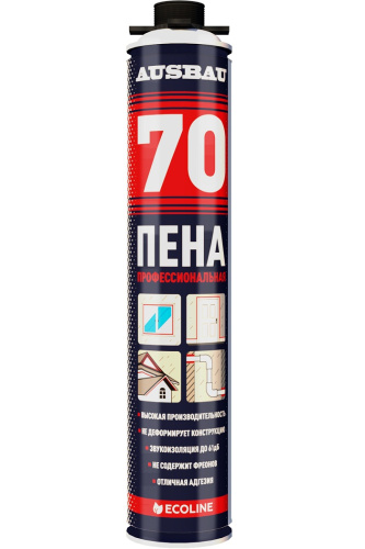 Пена монтажная профессиональная AUSBAU 70 всесезонная 1000мл