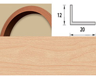 Угол арочный 20*12 Клен(25шт)