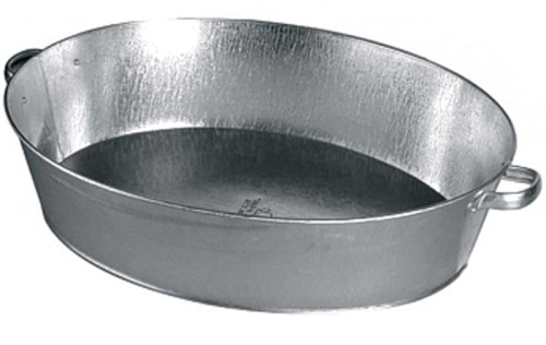 Таз оцинкованный овальный 27 л