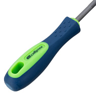 Напильник Сибртех, круглый, двухкомпонентная рукоятка, 200 мм, №2