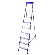 Стремянка Nika 7 ступеней 1,5м металлическая,широкая