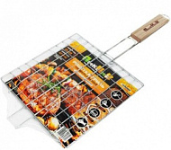 Решетка-гриль "Пикник" 47*23*23 см хромированная универсальная