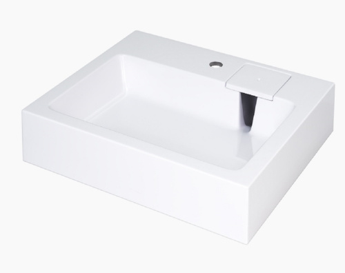 5227500 Раковина Marco Стандарт 50 белая с кронштейном 605*100*501мм