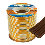 Уплотнитель самоклеющийся `PRAKTISCHE HOME`  9х4мм Е-75 п/ м (коричневый) цена за два слоя