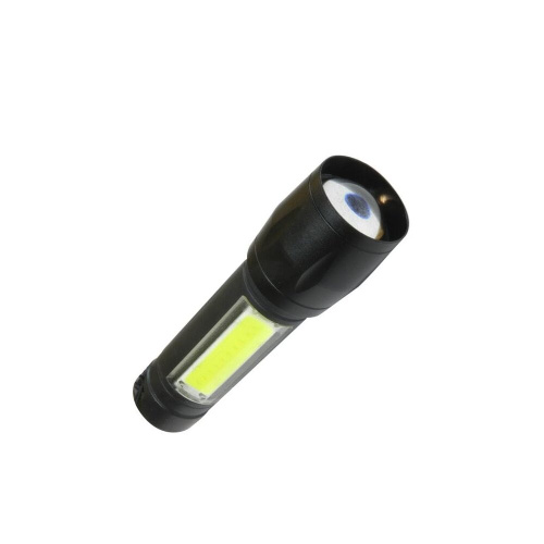 1412820 Фонарь 3Вт ХРЕ 3Вт СОВ литий 600mAh Micro USB шнур КОСМОС KocAc1011Lith