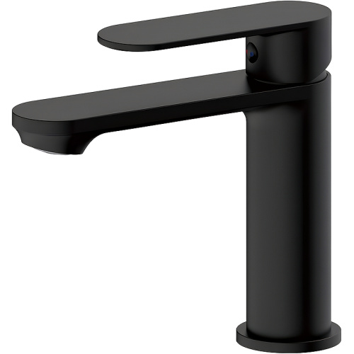 HB10590-7 Смеситель для умывальника Haiba, черный, однорычажный