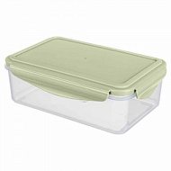 Контейнер д/хран.продуктов SMART LOC, герметичный, прямоугольный, зеленый/серый 1,1л