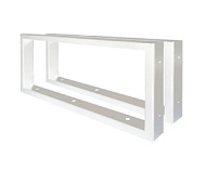 Комплект кронштейнов Leman белый, 2шт