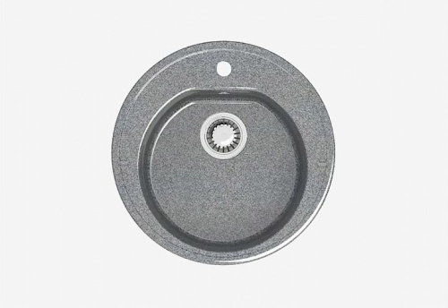 Z30Q8 Мойка кухонная Bergg Темно-серый глянцевая   510*510*191