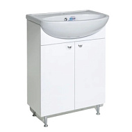 Тумба-умывальник Домино Лидер Элегия 50 с умывальником Уют 50/Элегия 50, без ящика 500*780*270мм