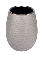 CE0988A-TB Стакан для щеток Аквалиния Silver, серый, керамика