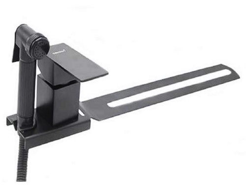 D1026-7 Смеситель для биде Dikalan, черный, на планке