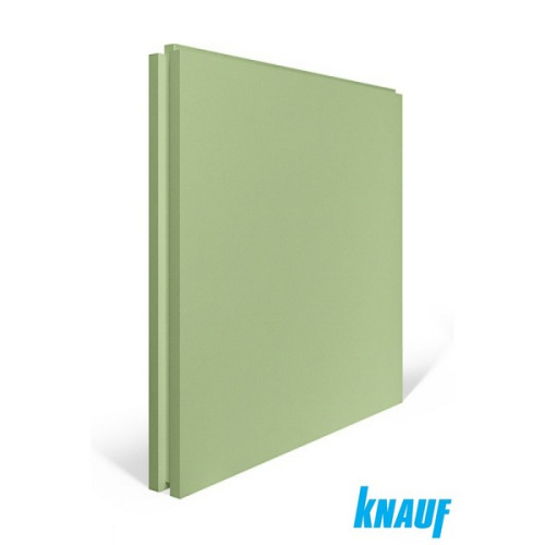Гипсоплита гидрофобизированная (влагостойкая) KNAUF 667*500*80мм