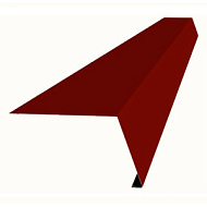 Планка карнизная 100*69*2000мм RAL 3005 Красное вино