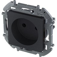 1445252 Механизм розетки 1-м СП Inspiria 16А IP20 250В 2P антрацит Leg 673713