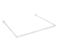 Д3693 Карниз для ванной 90-90-90 см угловой, белый