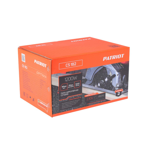 Пила циркулярная PATRIOT CS 182