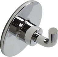 Крючок Fixen 3М Round, хром, одинарный FX-92105