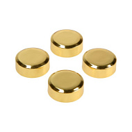 Зеркалодержатель ТУНДРА , d=20 мм, без сверления, цвет золото, 4 шт