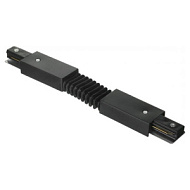 Коннектор гибкий F-образный JazzWay PTR CF-BL накладной/подвесной шинопровод черный 5014732