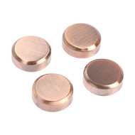 Зеркалодержатель ТУНДРА LIGHT, d=25 мм, без сверления, цвет медь, пластик, 4 шт