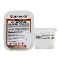 Шпаклевка по дереву ZERWOOD SHD латексная белая 0,6кг