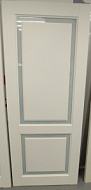 Межкомнатная дверь "Флай-2" ((ДО)  900*2000 Белая эмаль (soft) сатин