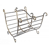 Дровница (пруток) кованая 45*41*41 см