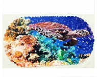 FOR-SPA03 SPA-коврик для ванной, Черепаха, 670*360мм