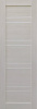 Дверное полотно остекленное 19 Деколайт  Жемчужный  700*2000мм