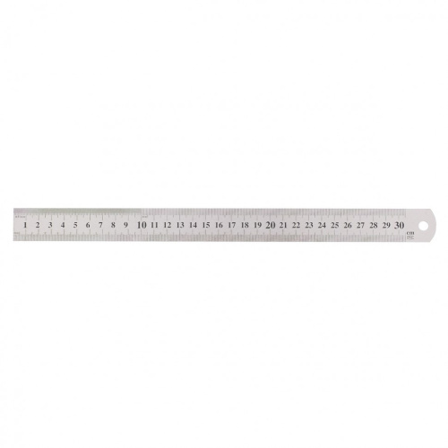 305065 Линейка измерительная Sparta, металлическая, 300 мм